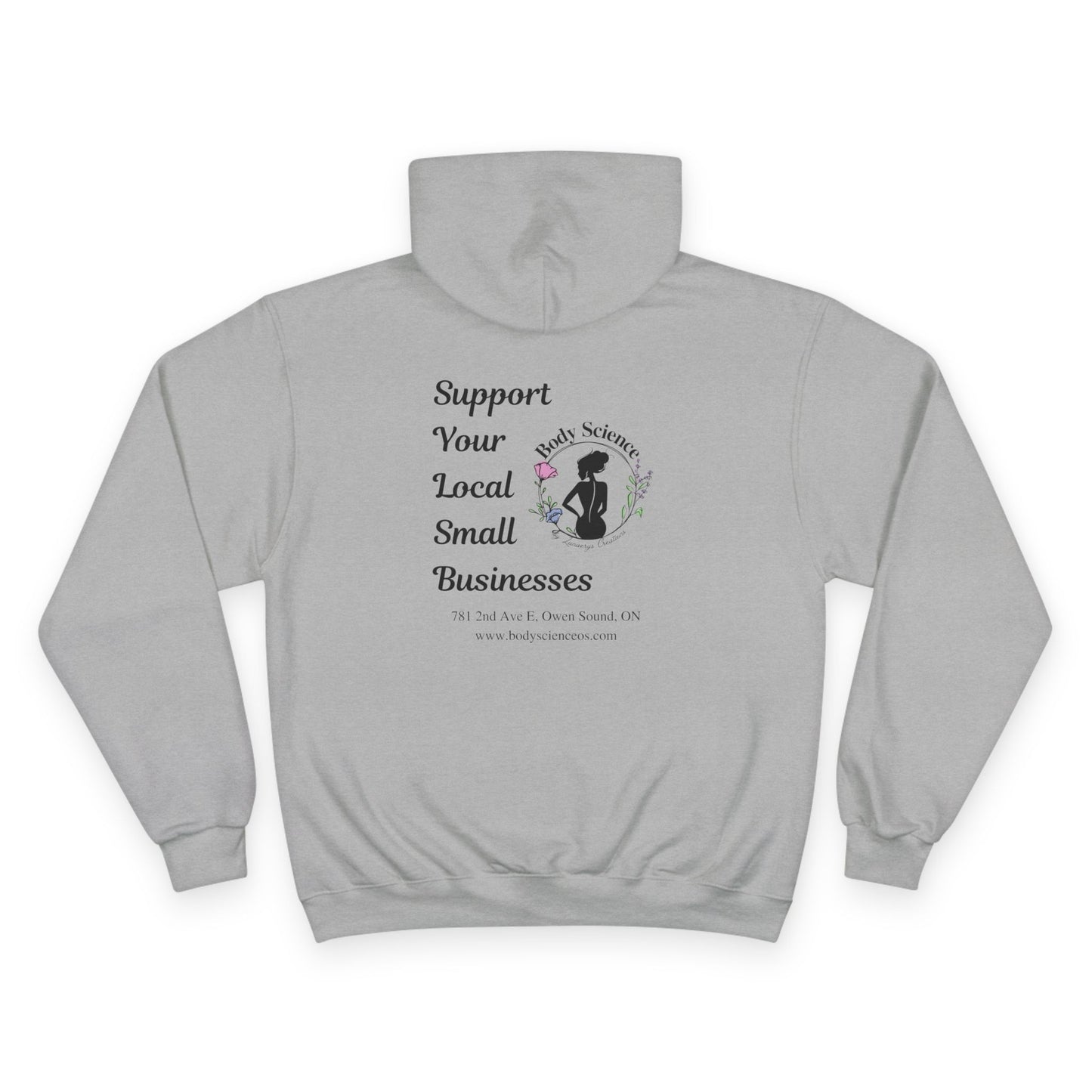 Support Local Small Businesses Hoodie | Champion Quality | Ideal for Entrepreneurs and Advocates