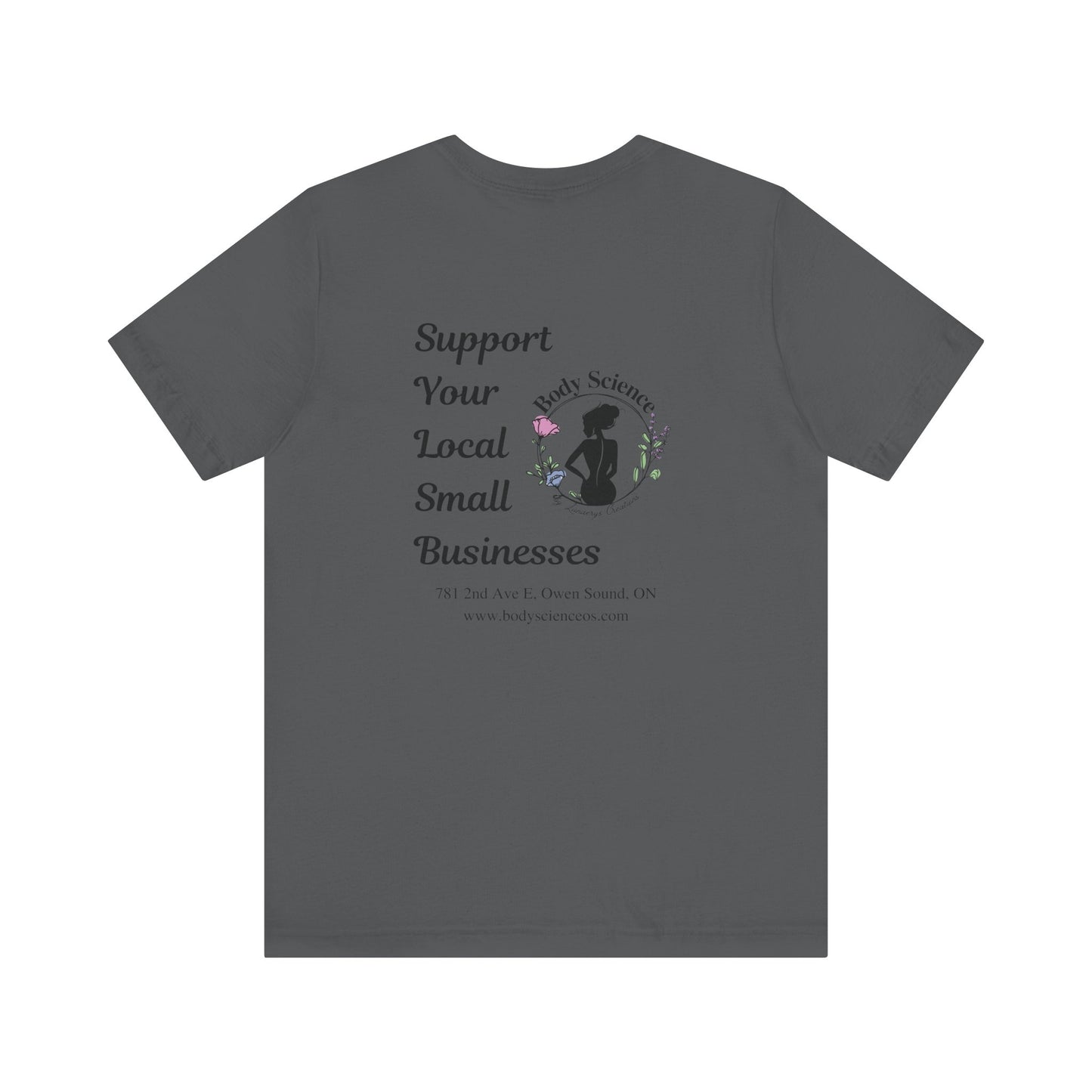 Support Local Business Tee - Unisex Short Sleeve Jersey Shirt