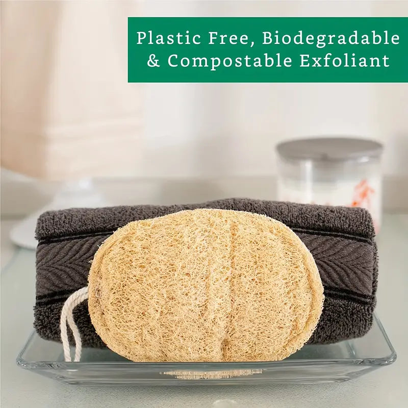 Natural Loofah Exfoliating Body Scrubber