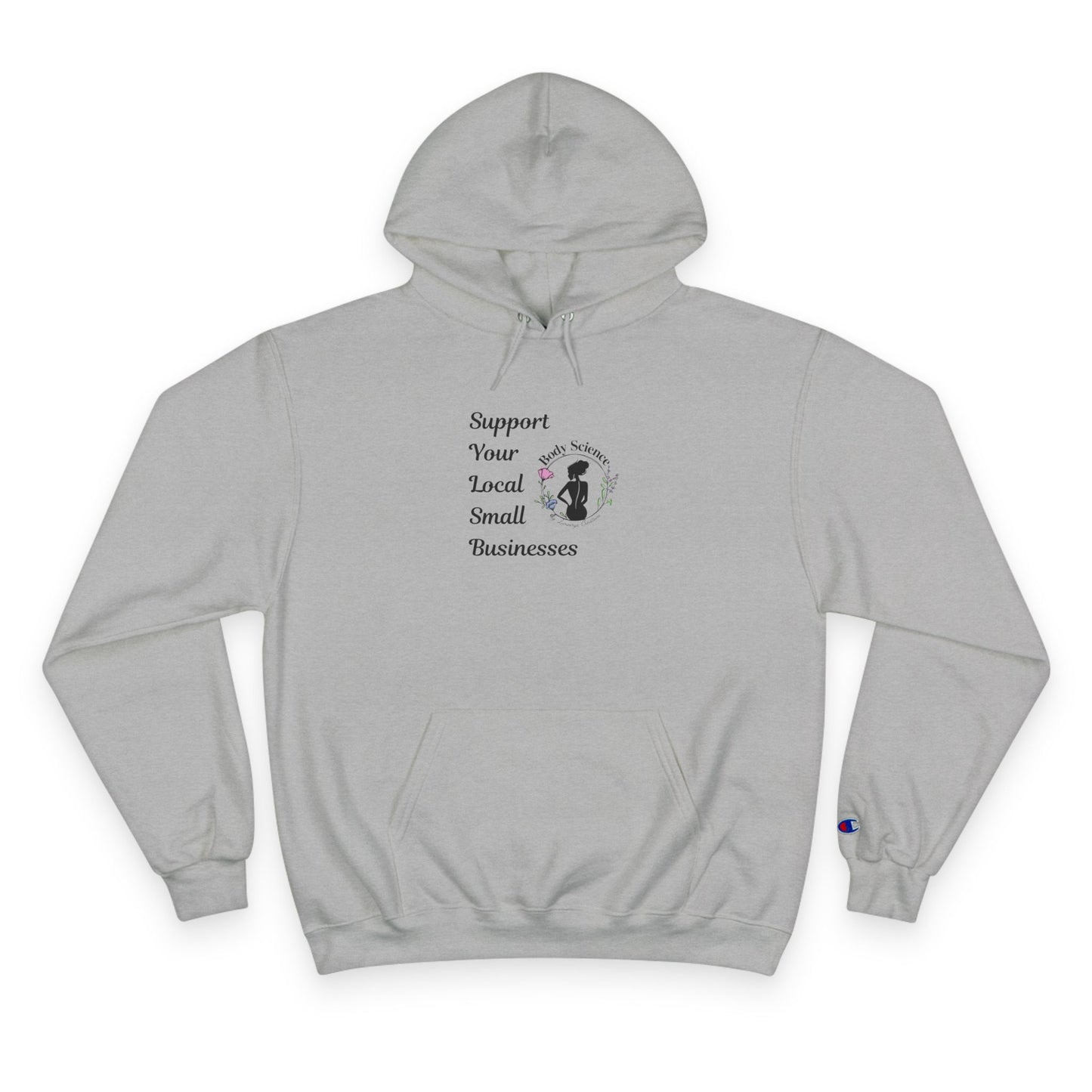 Support Local Small Businesses Hoodie | Champion Quality | Ideal for Entrepreneurs and Advocates