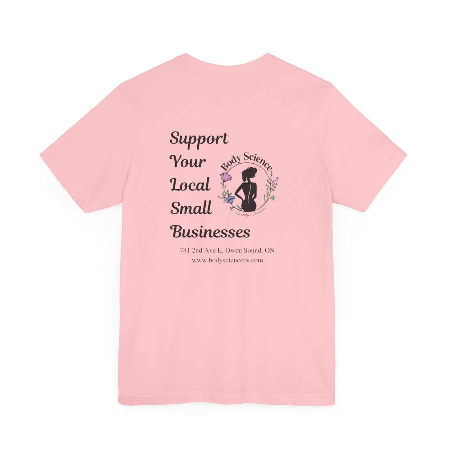Support Local Business Tee - Unisex Short Sleeve Jersey Shirt
