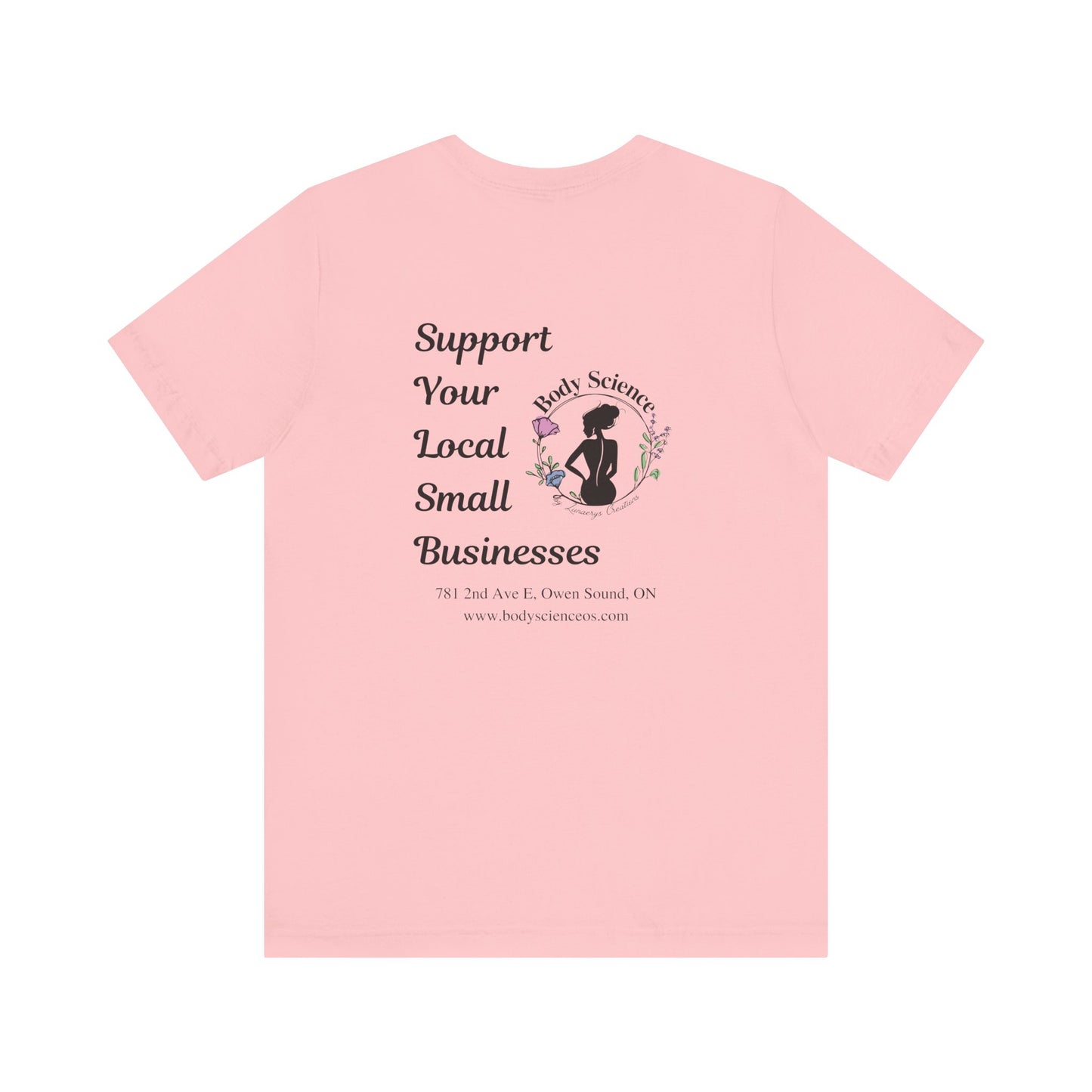 Support Local Business Tee - Unisex Short Sleeve Jersey Shirt