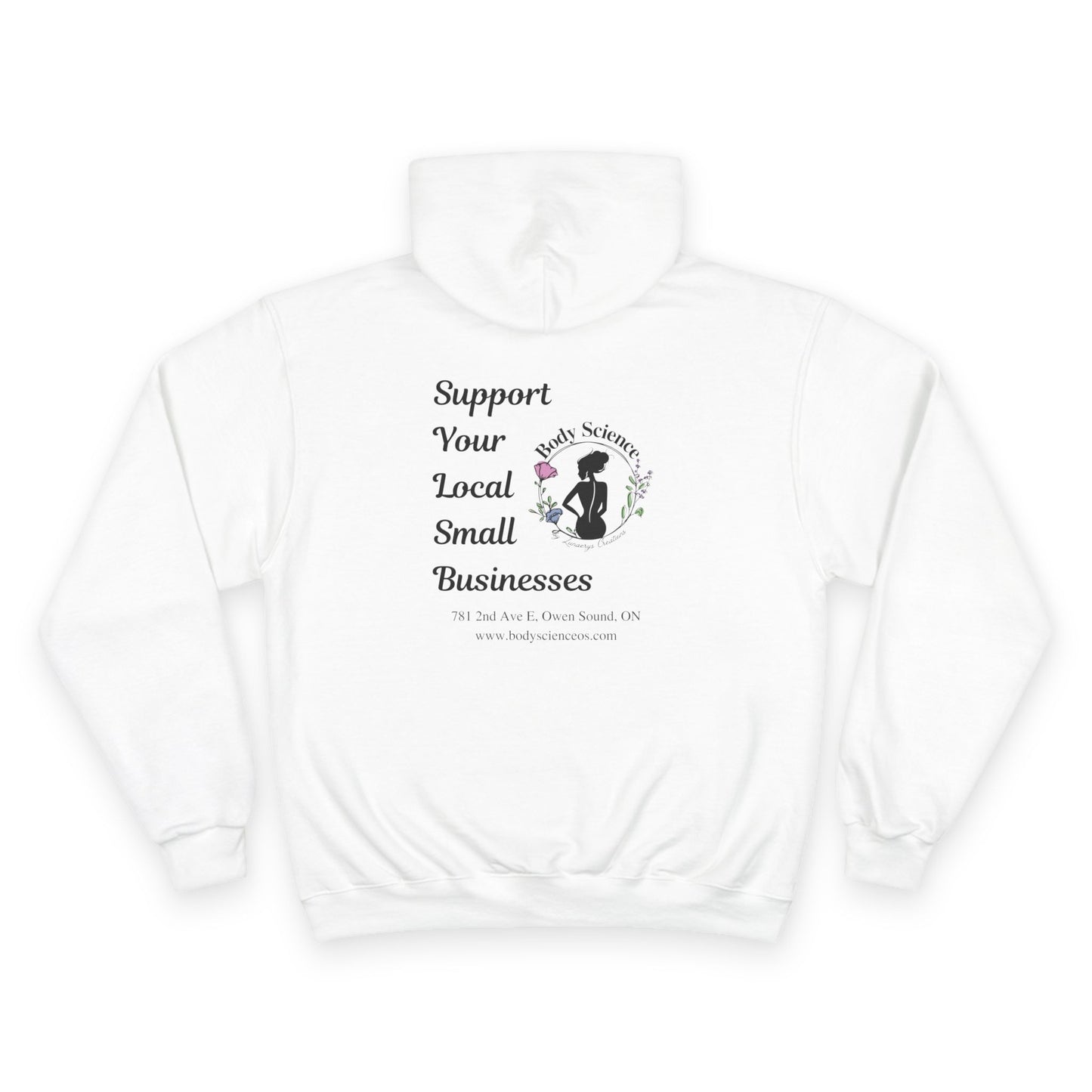 Support Local Small Businesses Hoodie | Champion Quality | Ideal for Entrepreneurs and Advocates