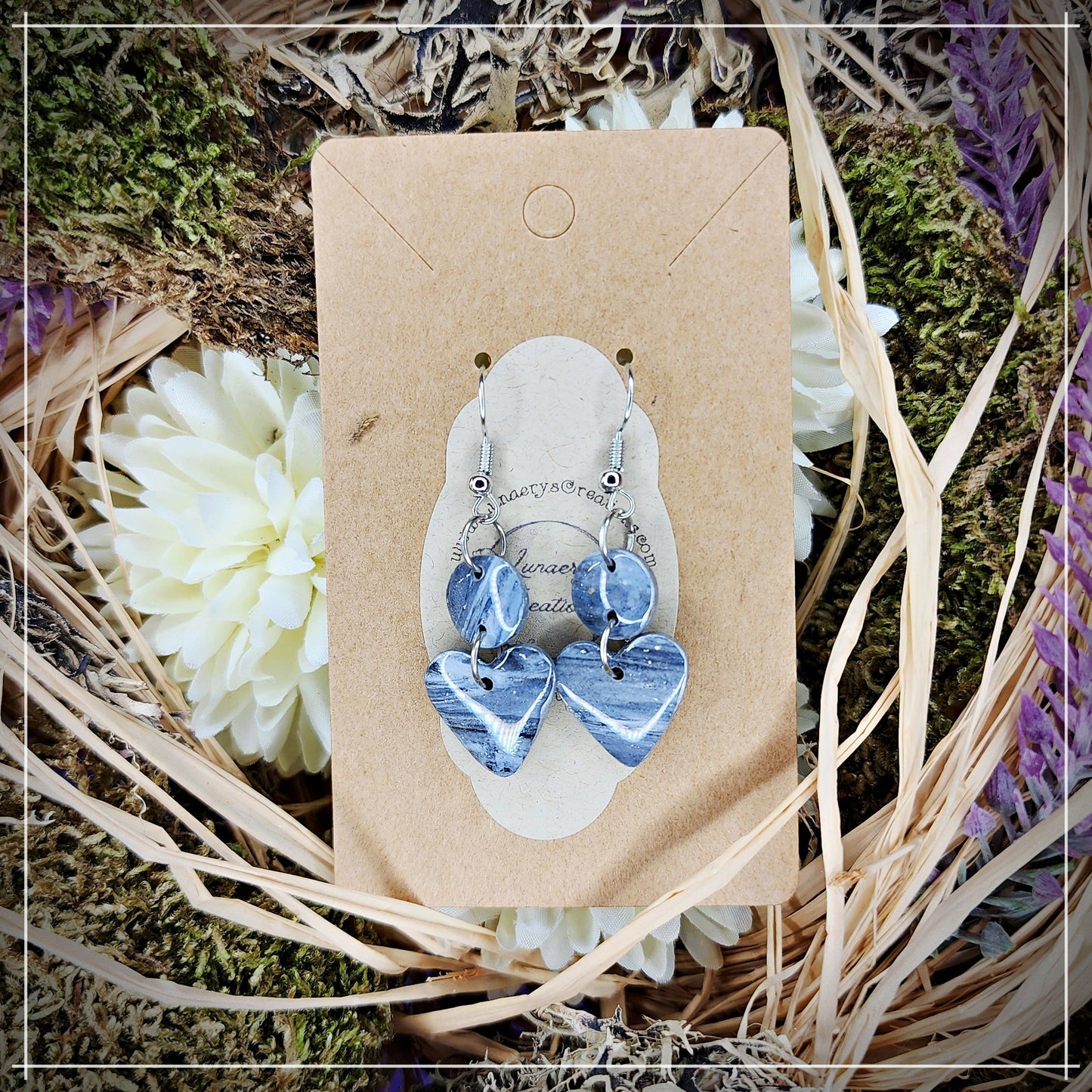 Marbled Onyx Earrings