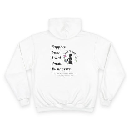 Support Local Small Businesses Hoodie | Champion Quality | Ideal for Entrepreneurs and Advocates