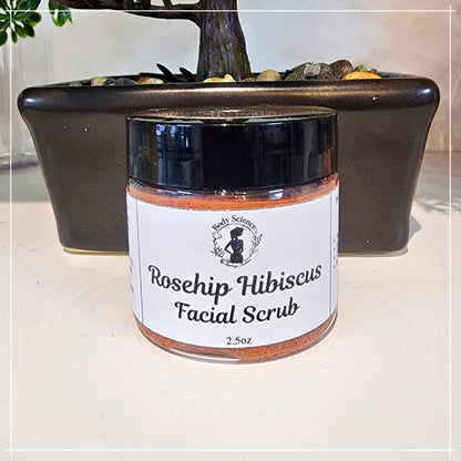 Rosehip Hibiscus Facial Scrub 2.5oz