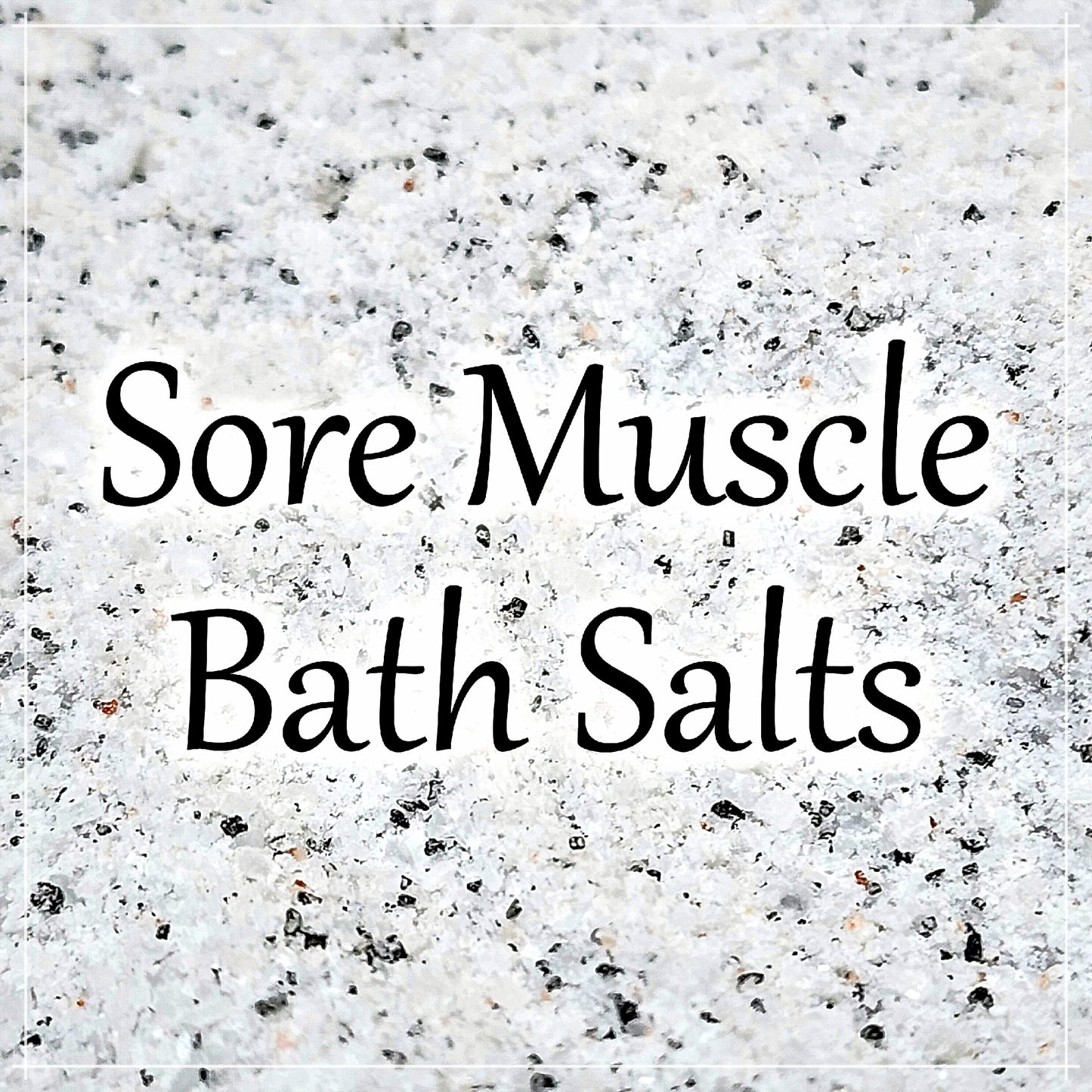 Sore Muscle Bath Salts