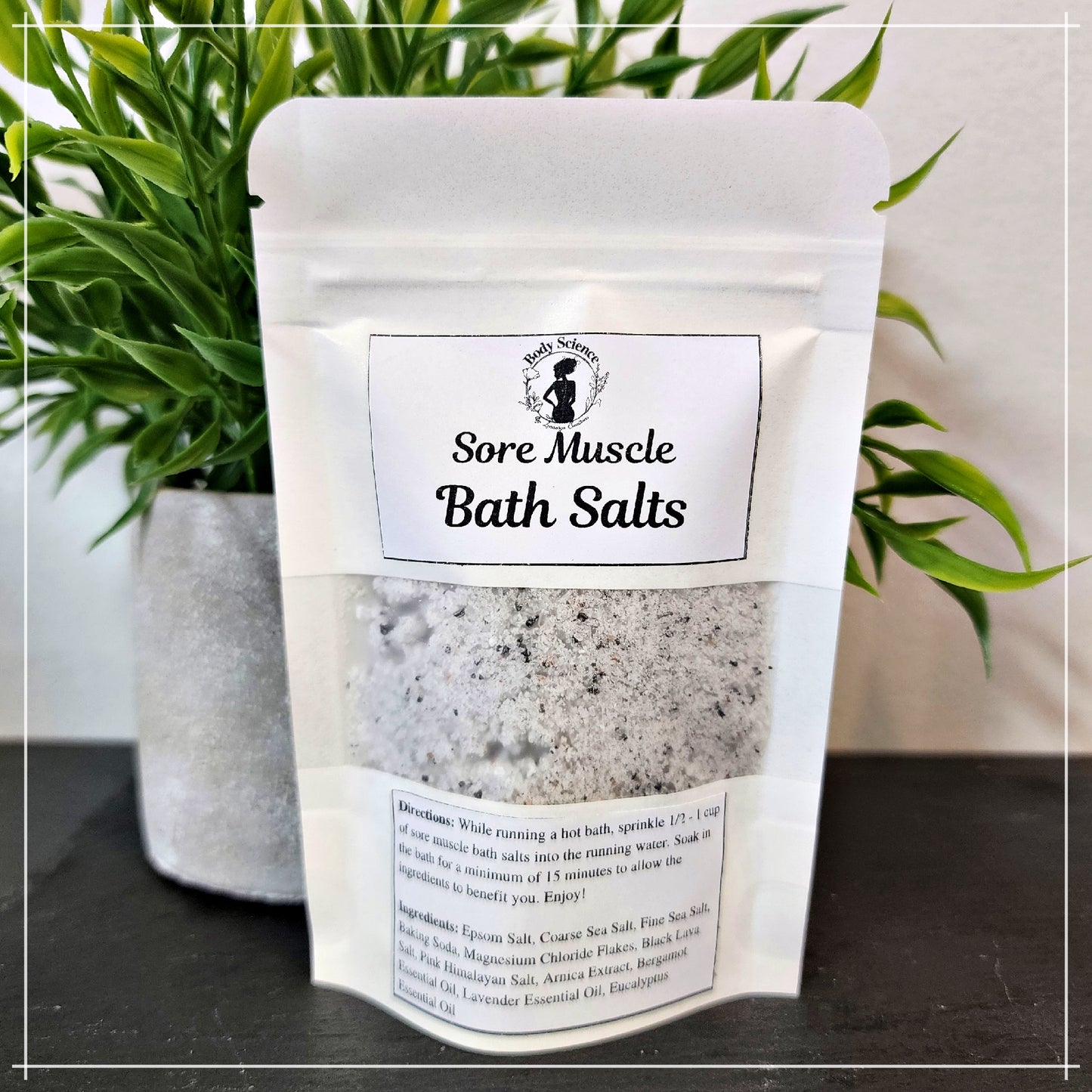 Sore Muscle Bath Salts